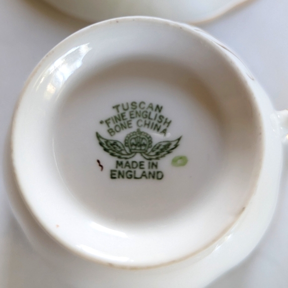 Tuscan Wedding Anniversary Fine Bone China Teacup & Saucer Orange Blossom 🌼 - Picture 7 of 8